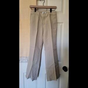 OLD NAVY Tan Khaki Wide Leg Trousers Work Pants